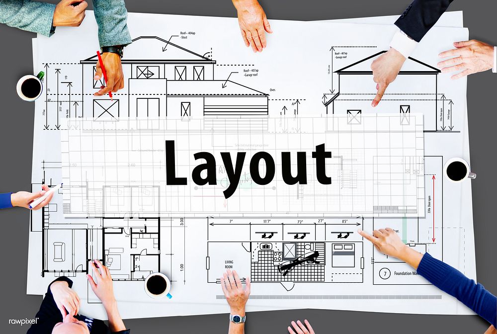 Layout Architect Construct Design Drawing Concept