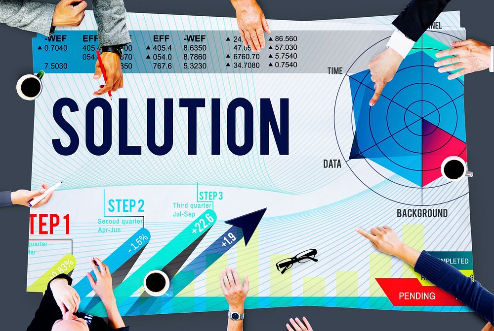 Solution Problem Solving Business Strategy Concept