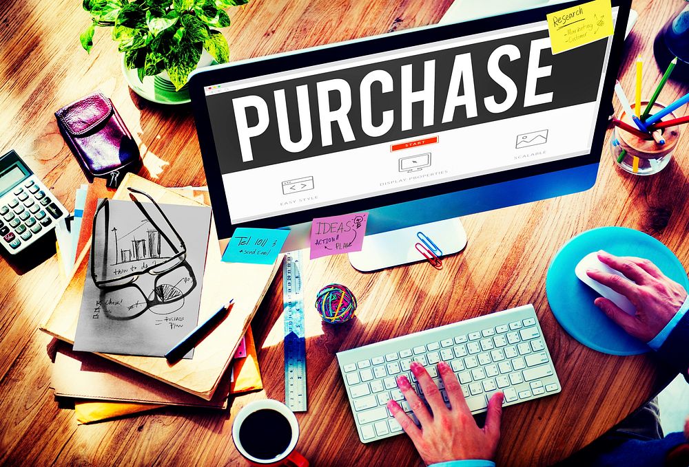 Purchase Retail Commerce Marketing Concept