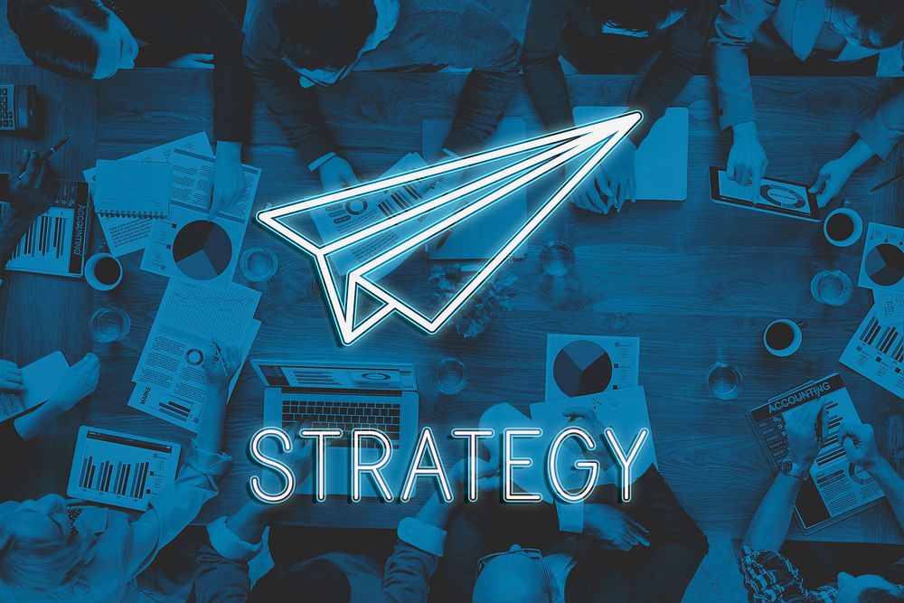 Business Startup Strategy Launch Concept