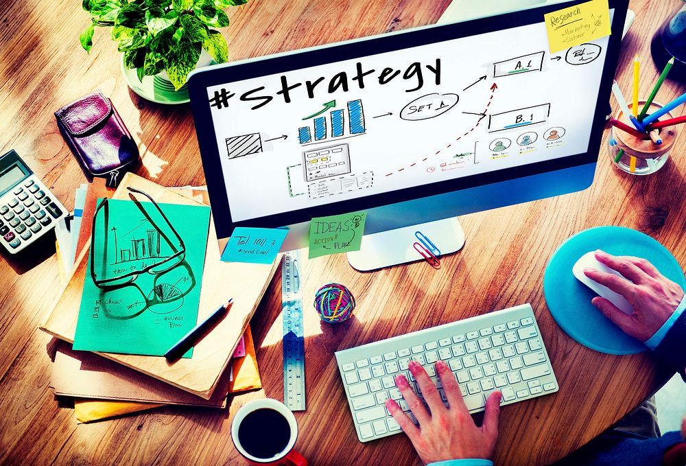 Achievement Strategy Business Discussion Idea
