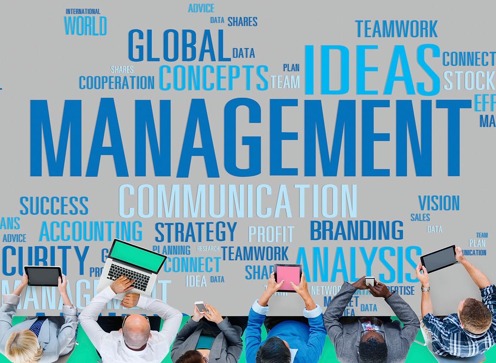 Management Vision Action Planning Success Team Business Concept