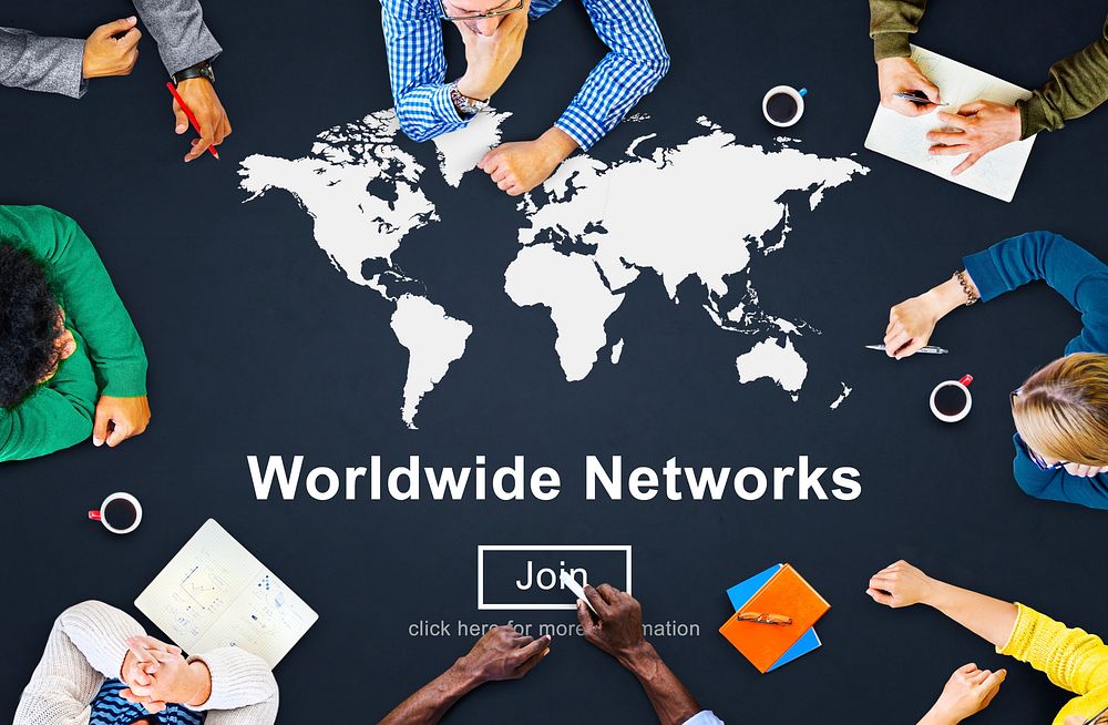 Worldwide Networks Global International Unity Concept