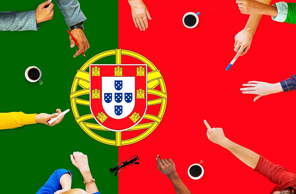 Portugal National Flag Government Freedom LIberty Concept