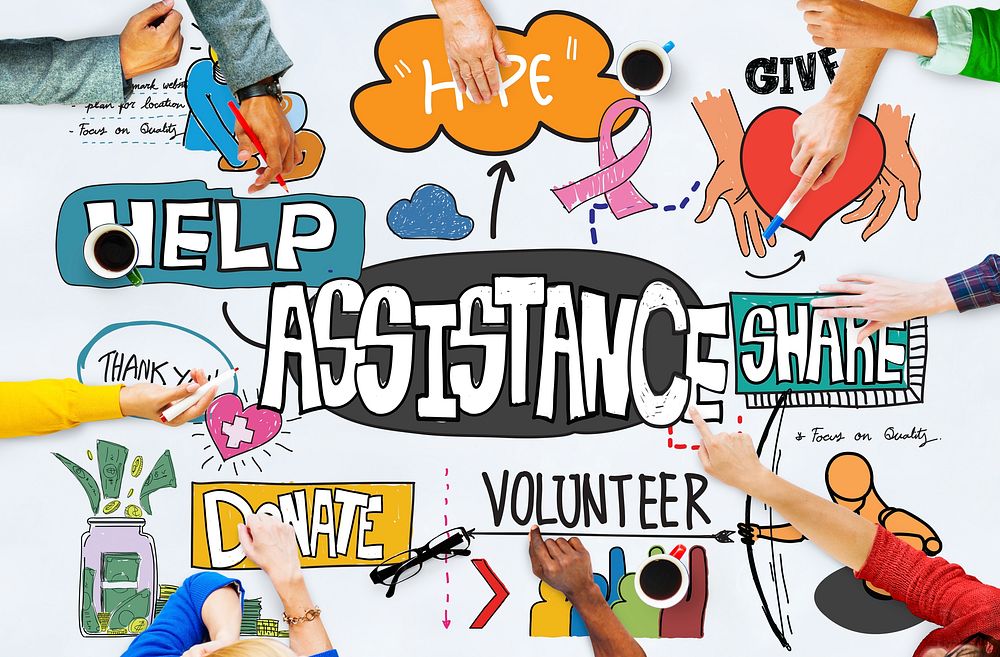 Assistance Support Teamwork Partnership Corporate Concept