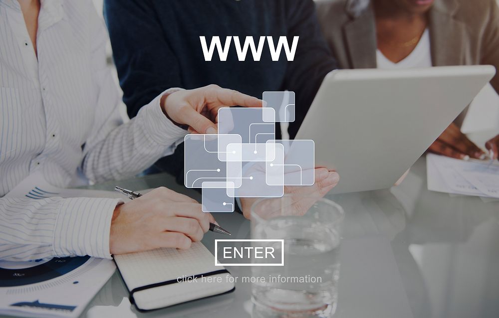 WWW Web Website Media Connection Internet Concept