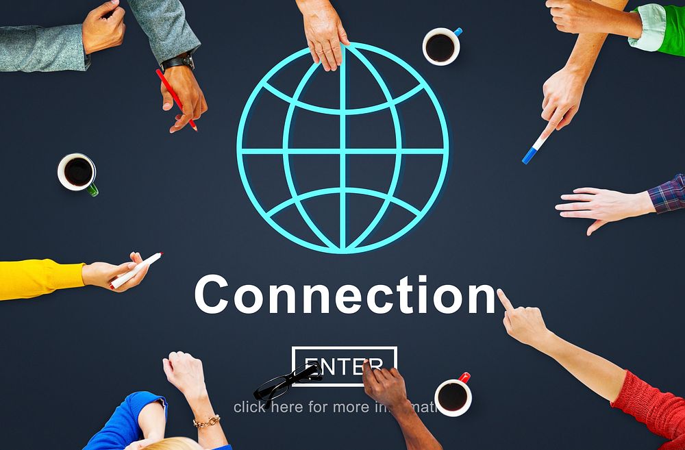 Connection Associated Social Networking Togetherness Concept