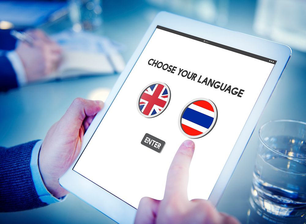 Thai English Language Communication Global Concept
