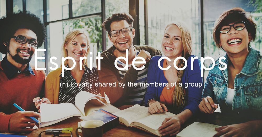 Esprit De Corps Group Loyalty People Graphic Concept