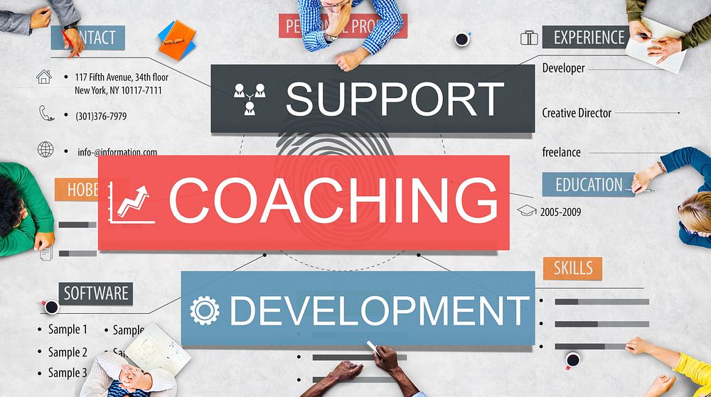 Coaching Support Development Guide Leader Concept