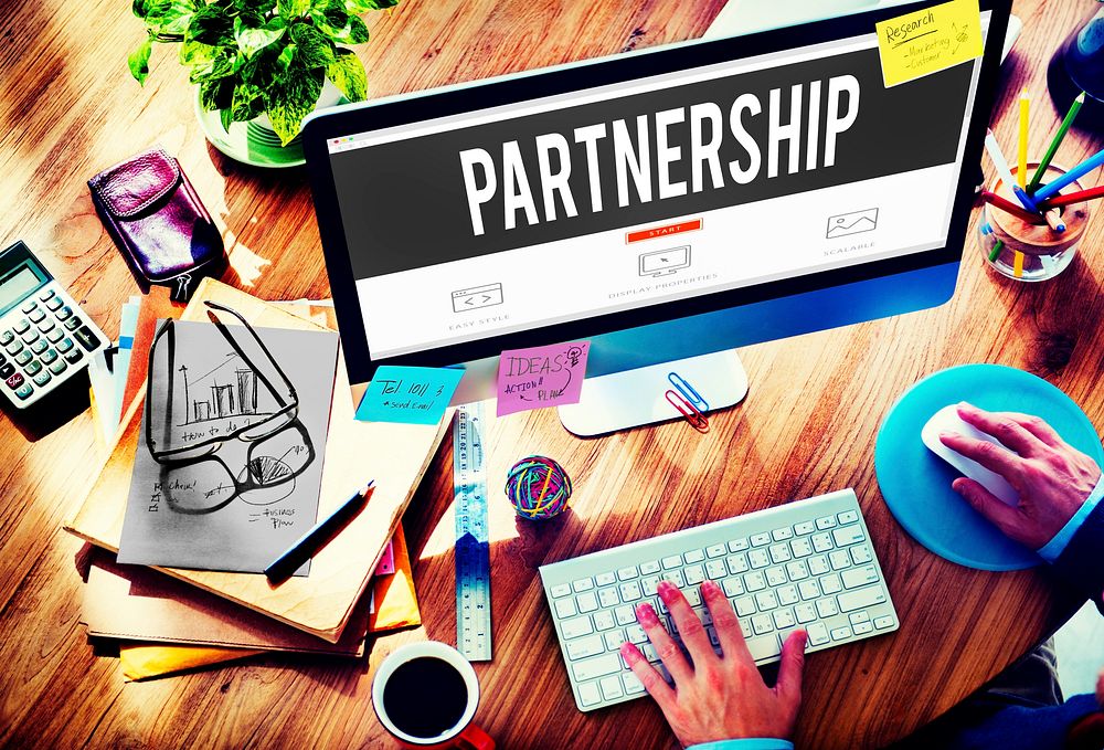 Partnership Connection Cooperation Motivation Partner Concept