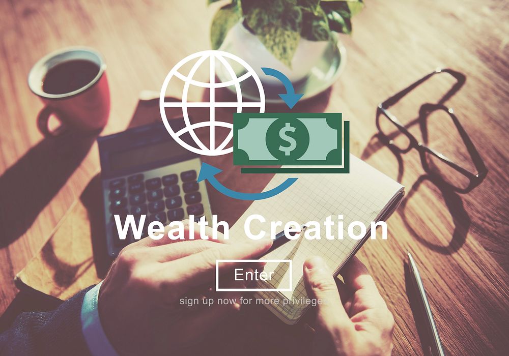 Wealth Creation Affluence Investment Concept