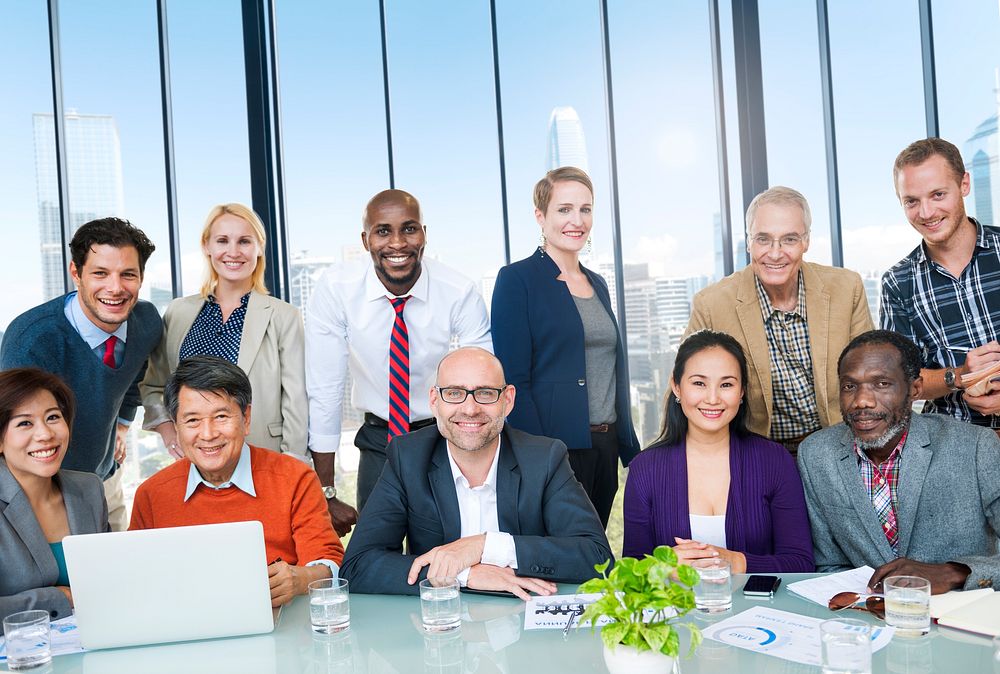 Business Team Meeting Organization Working Concept