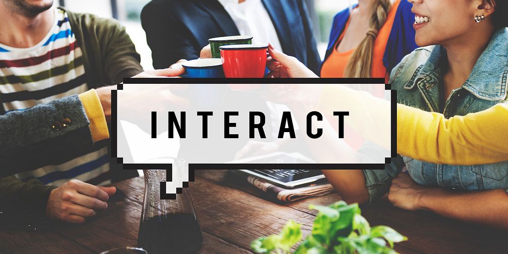Interact Communication Connection Conversation Concept