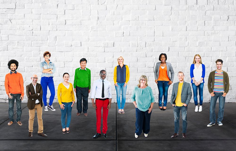 Diversity People Community Standing Concept