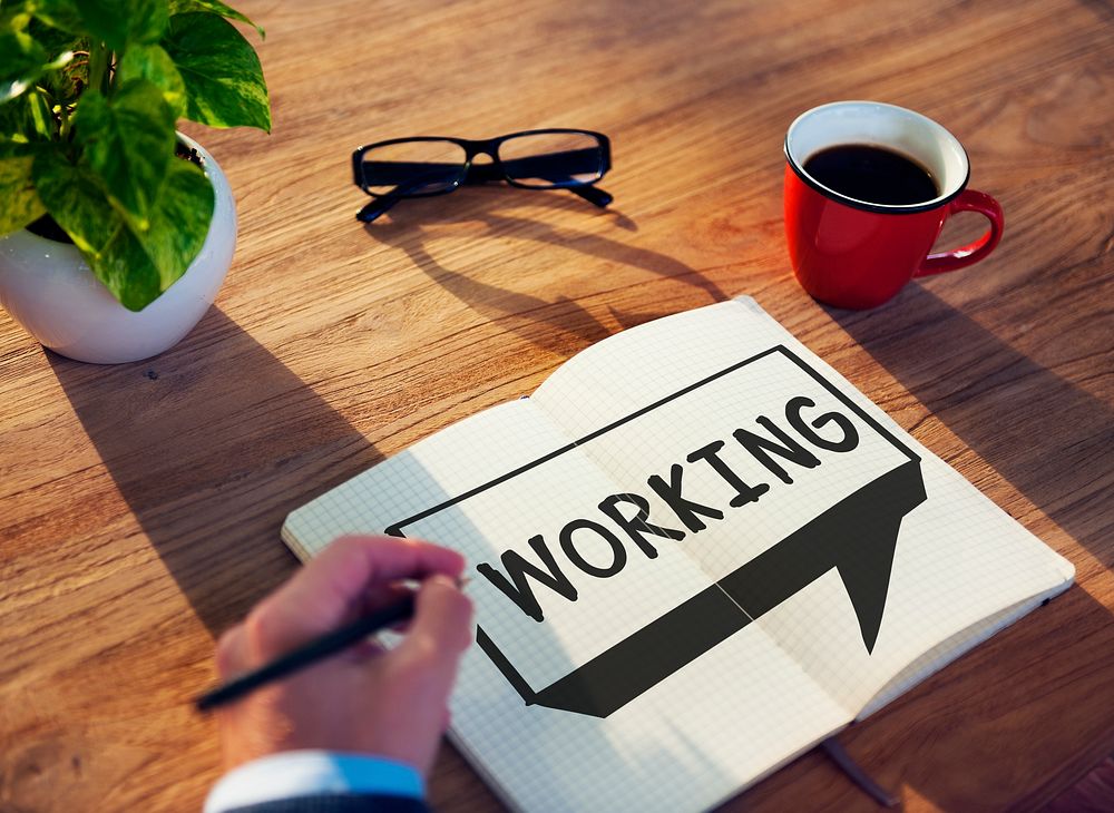Working Work Worker Teamwork Business Connection Concept