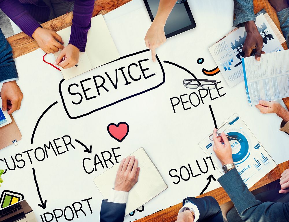 Customer Satisfaction Service Hospitality Support Concept