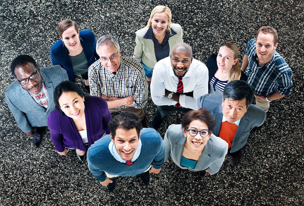 Diversity Business People Aspiration Teamwork Concept