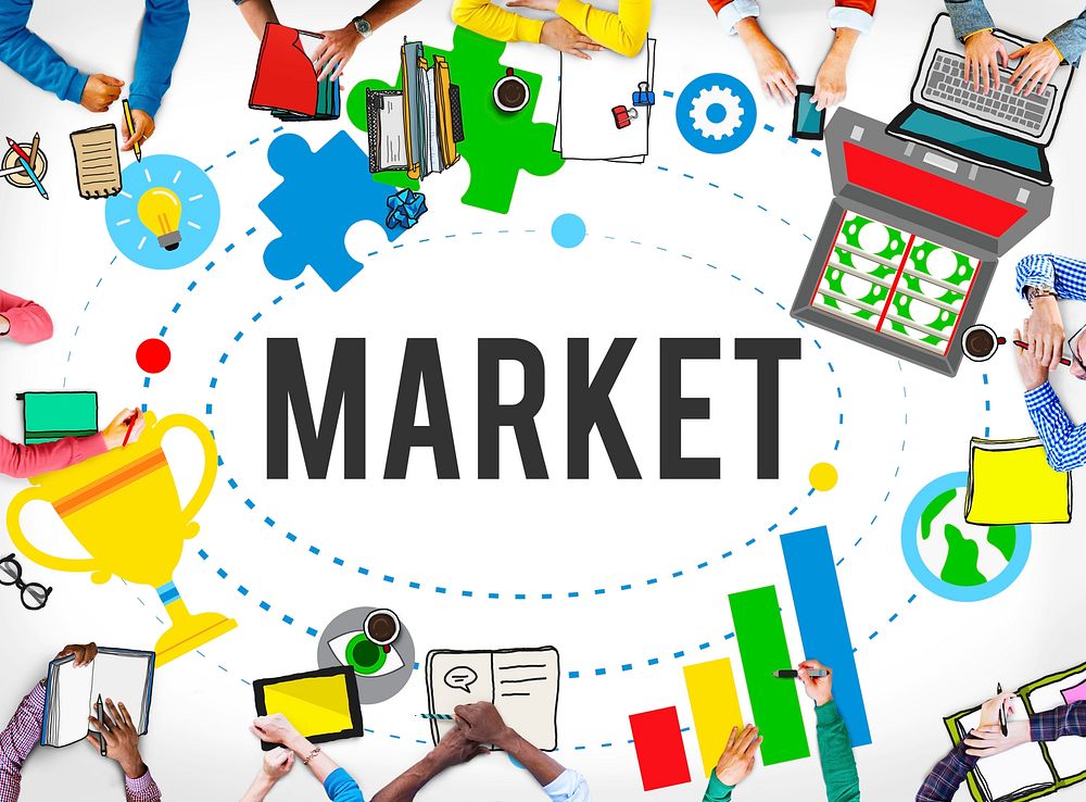 Market Plans Advertising Ideas Global Successs Branding Concept