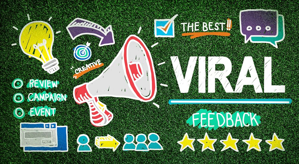 Viral Marketing Spread Review Event Feedback Concept
