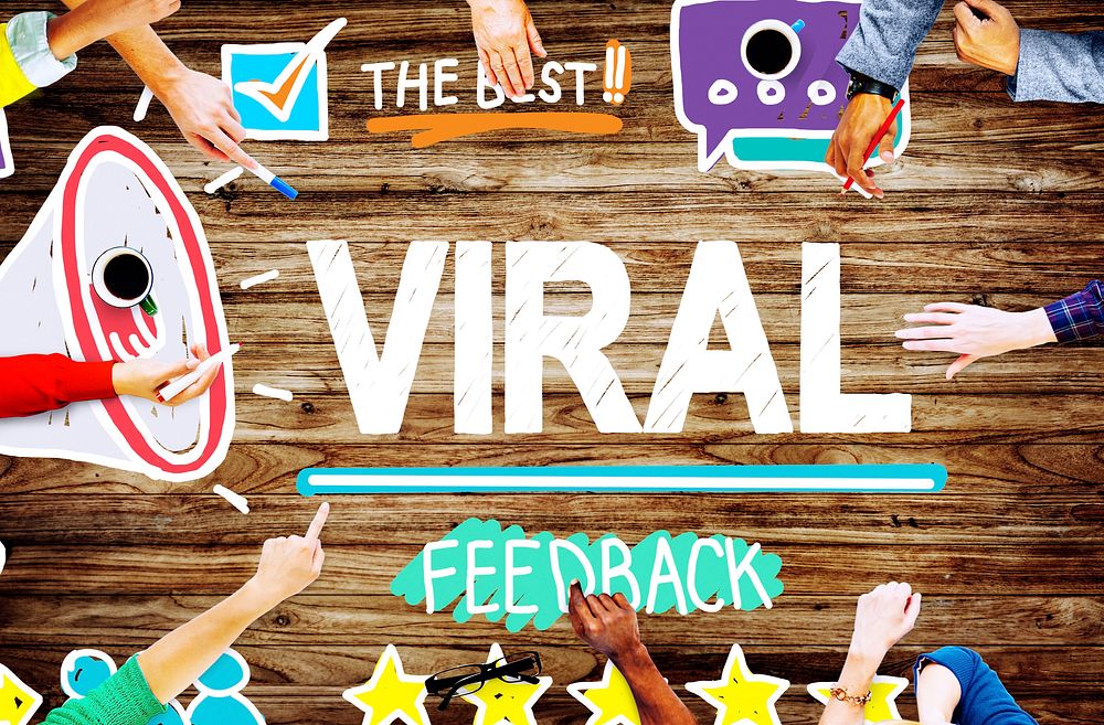 Viral Marketing Spread Review Event Feedback Concept