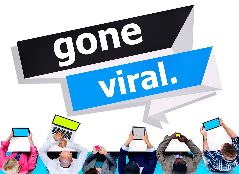 Gone Vial Popular Social Media Networking Concept