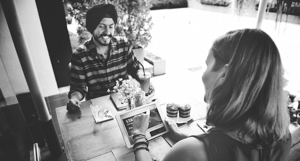 People Startup Cafe Relationship Togetherness Concept