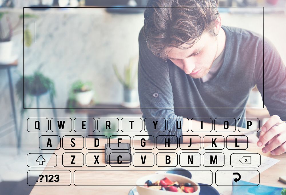 Input Keyboard Letter Typing Communicate Button Concept