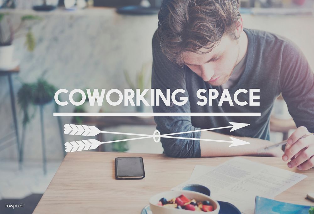 Coworking Space Place of Work Office Concept