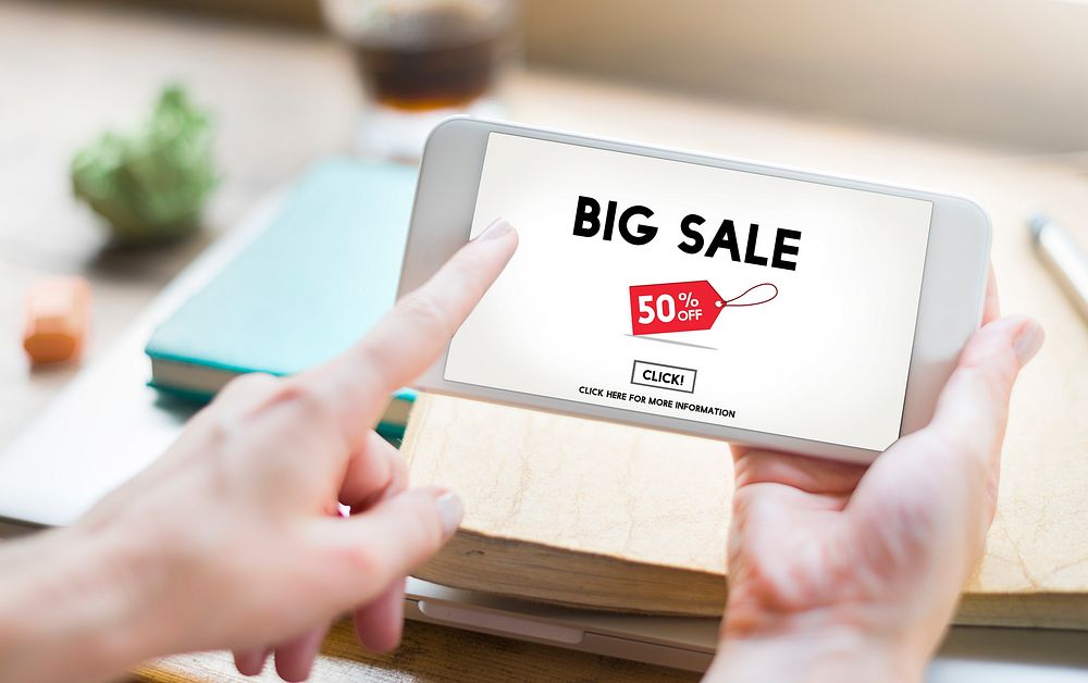 Big Sale Promotion Discount Consumer Shopping Concept