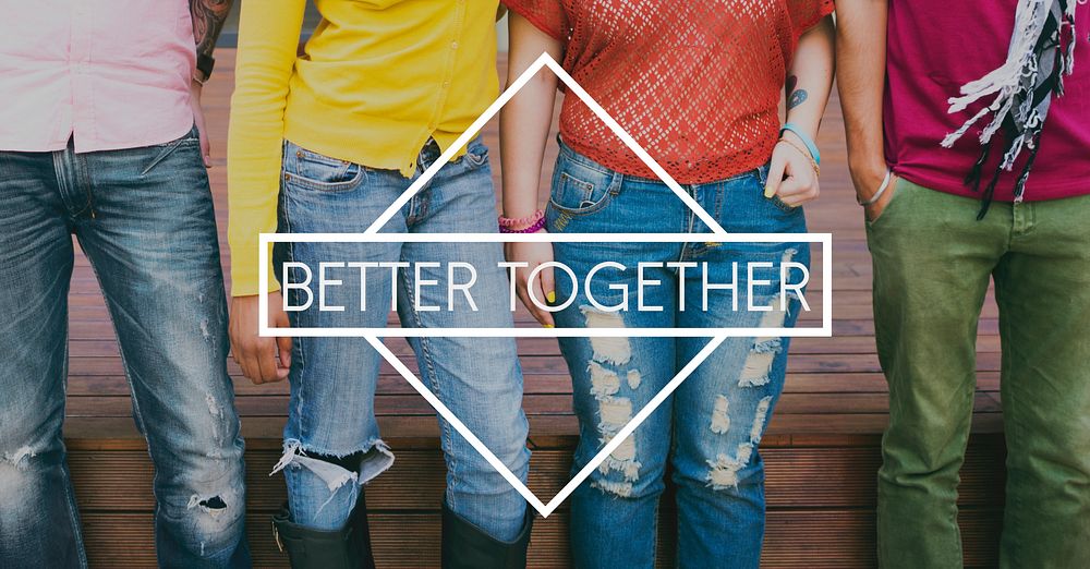 Better Together Community Family Support Concept
