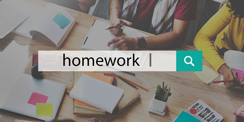 Homework Education College Learning Practice Study Concept
