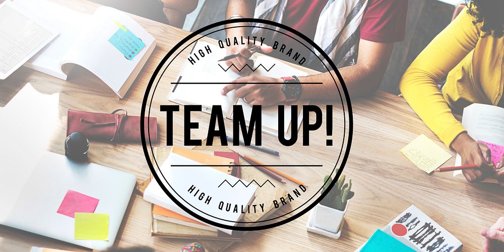 Team Up Teamwork Cooperation Relationship Concept