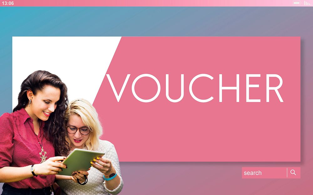 Gift Card Voucher Coupon Graphic Concept