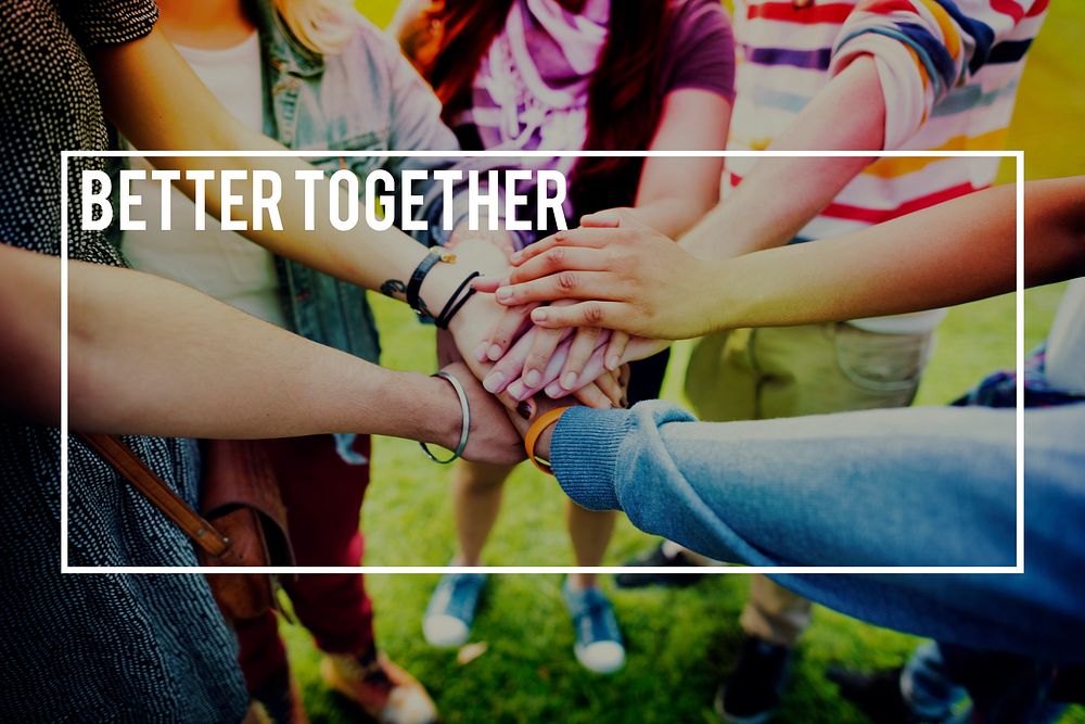 Better Together Community Support Teamwork Concept