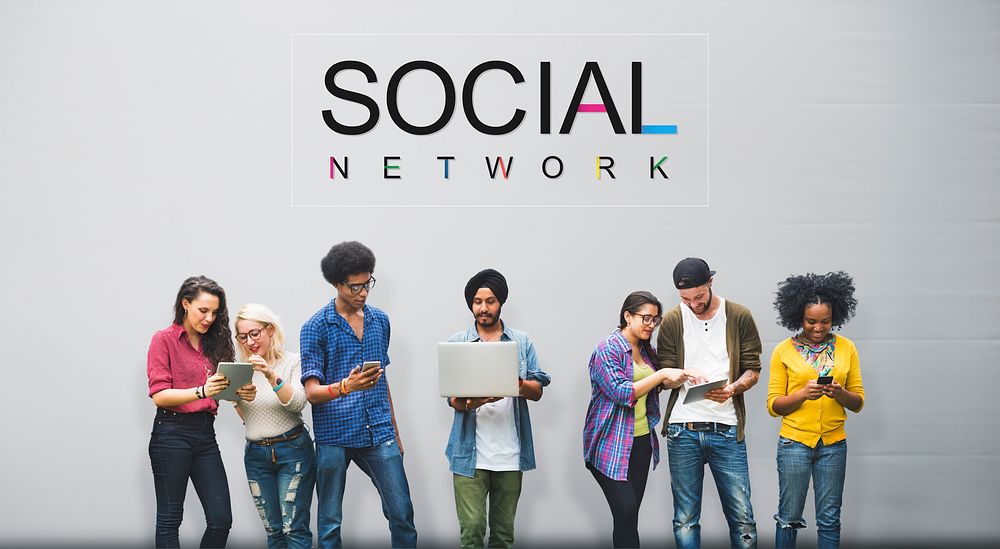 Social Network Connection Internet Technology Concept