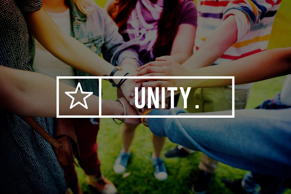 Unity Union United Support Teamwork Connection Concept