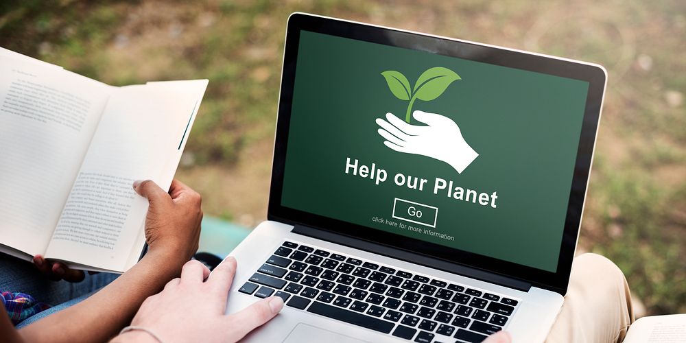 Help Our Planet Environmental Conservation Support Concept