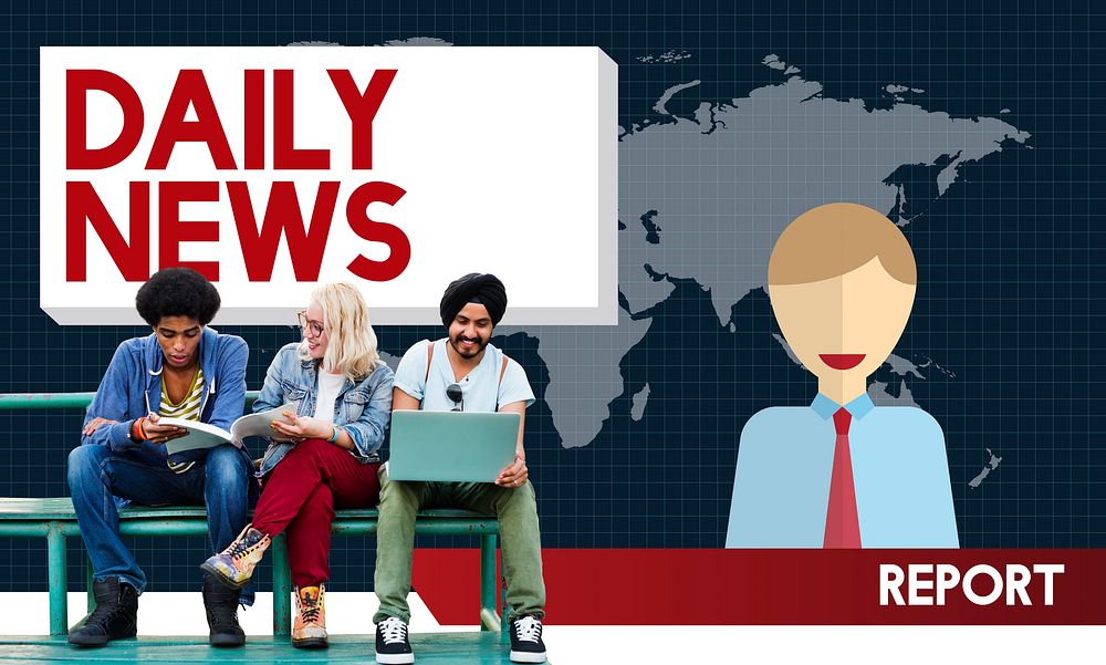 Daily News Announcement Communication Report | Free Photo - rawpixel