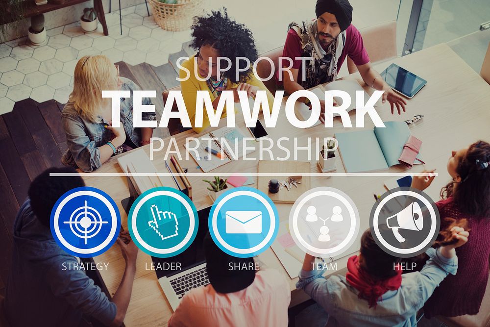 Teamwork Support Partnership Collaboration Unity Concept