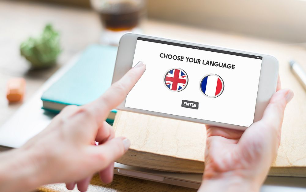 Language Dictionary English French Concept