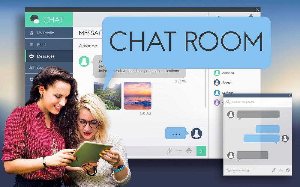 Chat Room Chatting Communication Connect Concept