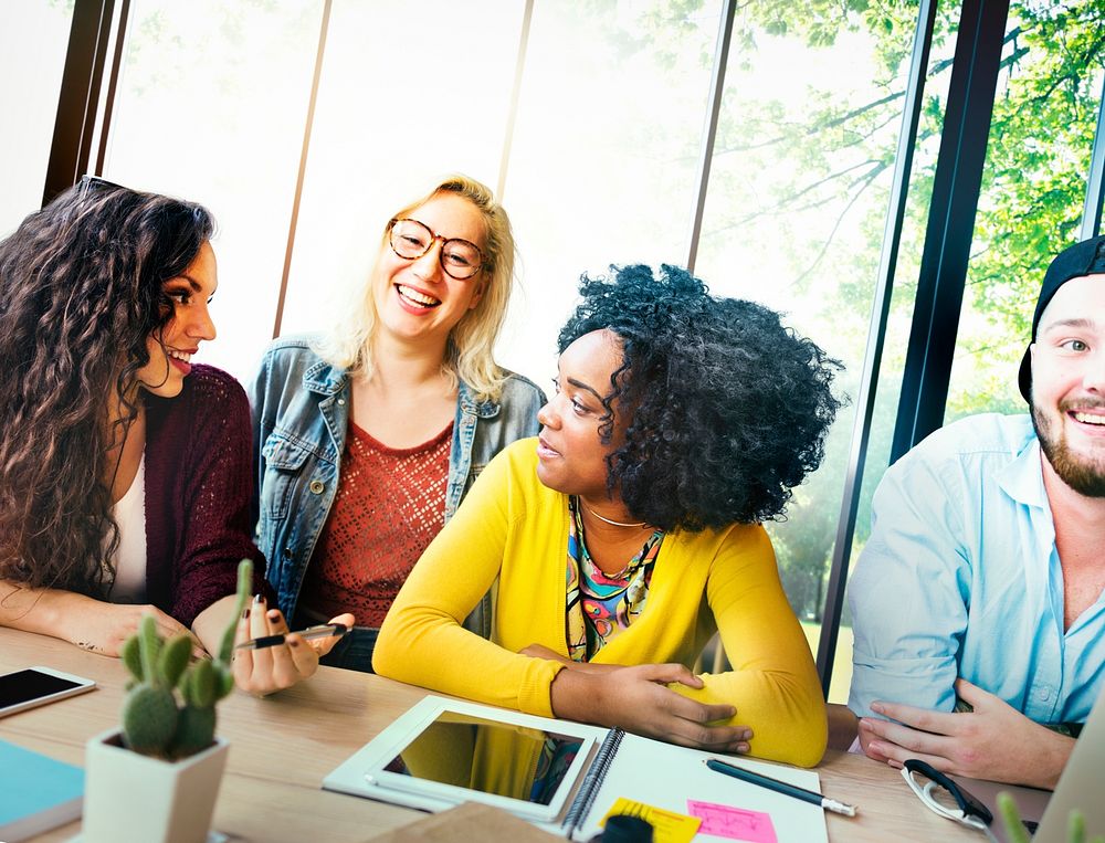 Diversity Friends Team Brainstorming Community Concept