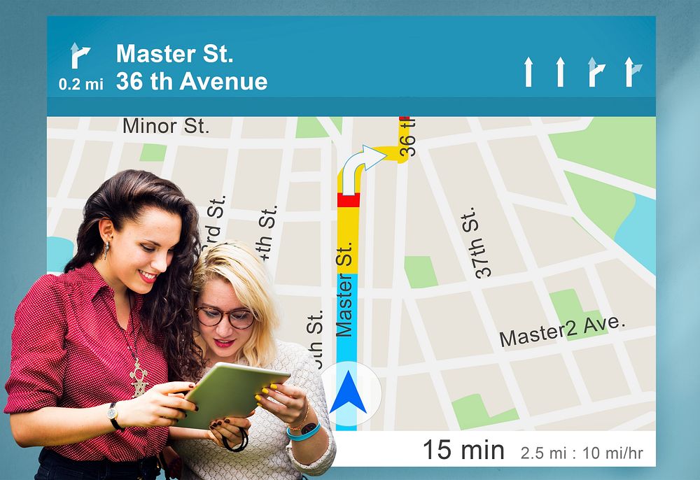 GPS Navigation Directions Location Map Concept
