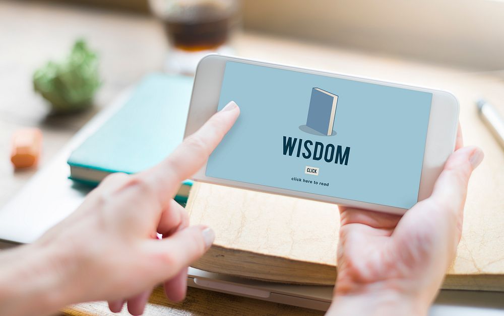 Wisdom Education Knowledge Book Study Concept