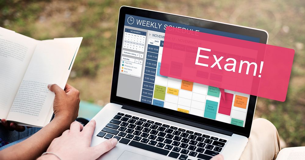 Exam Schedule Education Planning Remember Concept