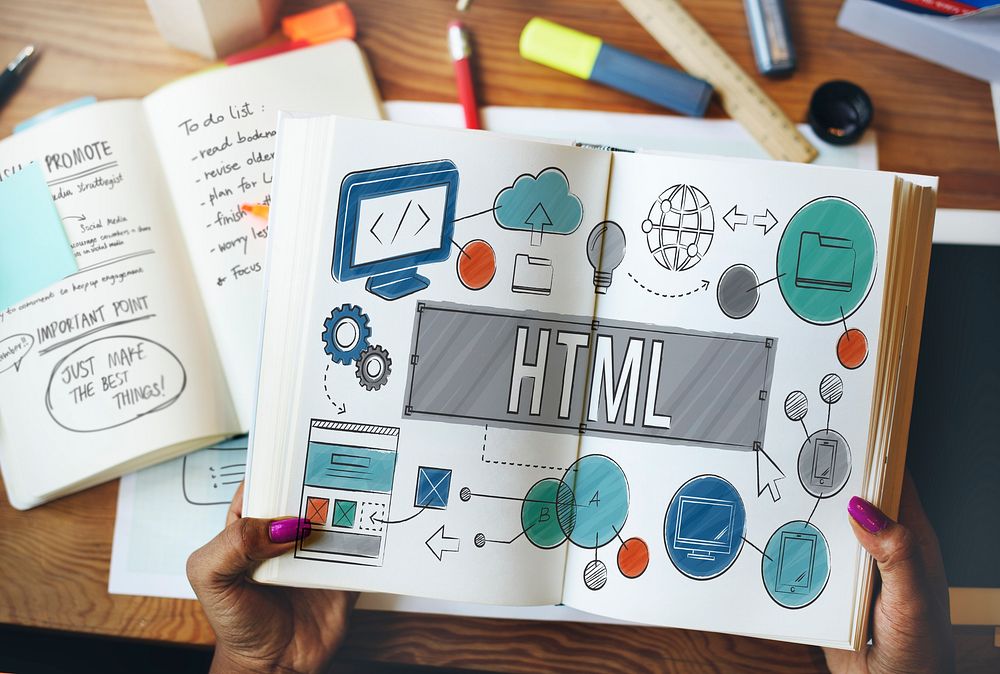 Homepage Domain HTML Web Design Concept