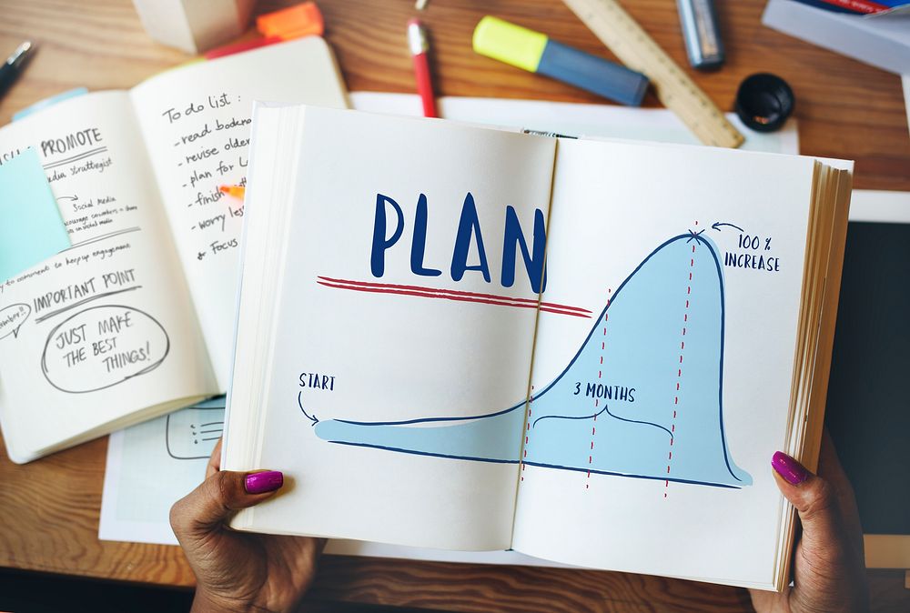 Plan Report Analytics Progress Strategy Concept