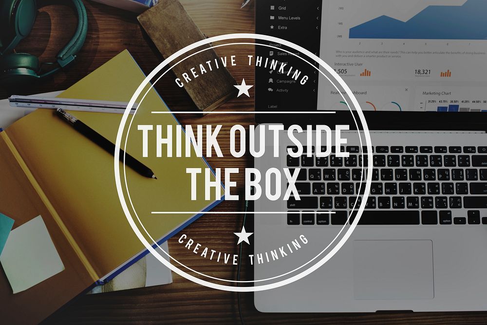 Think Outside the Box Idea Startup Creativity Innovation Concept