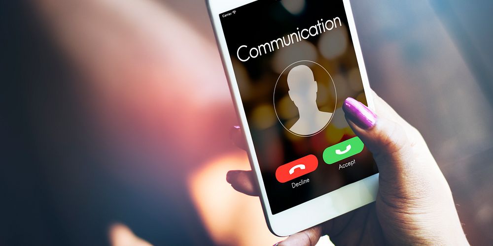 Communication Incoming Call Connect Concept